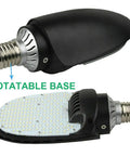 Hella Bright LED Shoebox Corn Light Bulb For Outdoor Street And Security Lighting, Power Selectable 75W/95W/115W with rotatable base