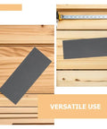 Premium Wet Dry Sandpaper Sheets For Auto Metal Finishing on wooden surface showing versatility in use.