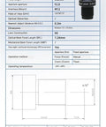 Diagram of Built Tough 3.6mm 5MP Fixed Focus M12 Board Lens Offering Killer 160 Degree Wide Angle Coverage for specs.