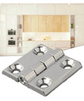 Adjustable Concealed Kitchen Cabinet Hinges 40 50 60mm Four Holes Butt Door Hinge Stainless Steel Precision Cast Dampened Soft Close
