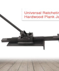 Flooring Jack Tool For Hardwood And Laminate Installations, wood floor positioning jack with ratchet for hands-free nailing.