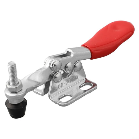 Heavy Duty Quick Release Clamp For Woodworking And CNC Fixtures, 27kg Holding Capacity, metal vertical tool with red handle