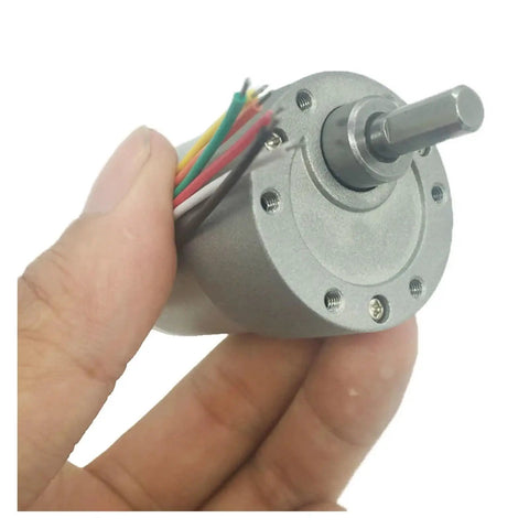 DC Electronic Starter JGB37-3530A Pro Grade Gear Reducer With Optical Encoder 24V DC Starter held in hand