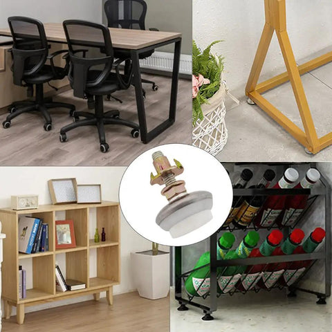Adjustable Table Feet Set With Angle And Height Control For Angled Tables Chairs Tripods And Plant Stands DIY Friendly