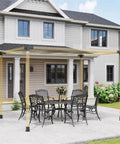 Heavy Duty Steel Shed Brackets Built Tough With Rust Resistant Coating Fits Standard Four By Four Posts And Comes With Expansion Screws For No Sweat Backyard Shed Assembly Every Time, shown installed on a patio.