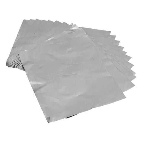 Front view of graphite foil gasket sheets, 250x200 mm, 10 pcs, anti-high-temperature, for industrial sealing