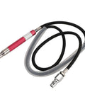 Dead Lightweight Slick Pneumatic Air Pencil Die Grinder Featuring 58000Rpm Power and One Quarter Inch Inlet with M3 Collet hose and handle connection.