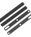 Set Of Four Premium Keyboard Soundproof Foam Space Bar Acoustic Cushion Quiet The Daily Clack for PC Gamers and Streamers, black pads