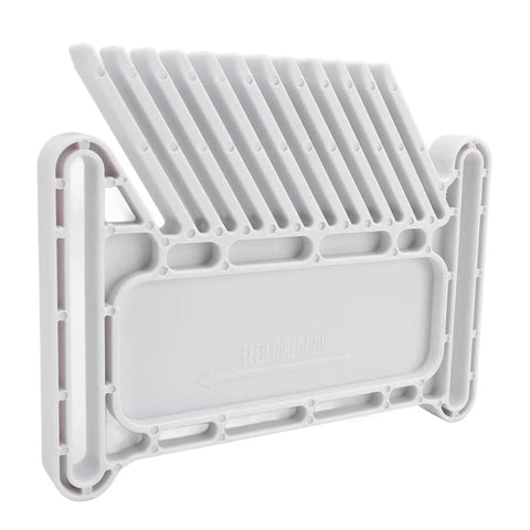 Adjustable Stackable Featherboard For Table Saw Router And Band Saw Featuring wedged locking mechanism and T Slot mounting.