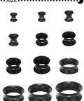 Soft Silicone Ear Gauges Stretching Kit From 2.5mm To 20mm With 10G To 00G Tunnels For Sleep Sports And Daily Wear