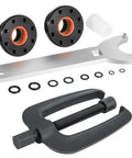2 In 1 Front Mount Hydraulic Steering Cylinder Seal Kit With Heavy Duty Steering Bracket Puller For SeaStar HC5345 HC5348 HC5358