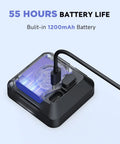 GPS Bike Computer For Riders Wireless Cycling Computer With Auto Backlight Waterproof Speedometer And Odometer Long Battery Life Plus Easy Ride Stats And Detailed Data Analysis New Upgraded Model battery section with charging cable