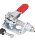 Stainless Steel Toggle Clamp With Quick Release 88.2 Lb Holding Capacity Welding Fixture with red handle and accessory