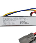 DC Converter 103700301 103700302 Replacement showing wiring details and labels for Club Car DS Precedent Tempo Golf Cart.