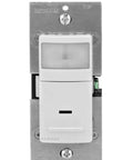 Front view of Decora Motion Sensor In-Wall Switch Auto On Hands-Free 2.5A Single Pole IPS02-1LW White Universal Light Control