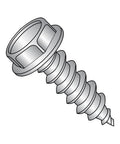 Heavy Duty 18-8 Stainless Steel Sheet Metal Screw With Plain Finish, Hex Washer Head And Hex Drive, Type AB Point For Thin Metals