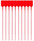 UL Rated Dateless Fire Extinguisher Tamper Seals 1000 Pack Red, heavy-duty pull tight seals for emergency equipment safety.
