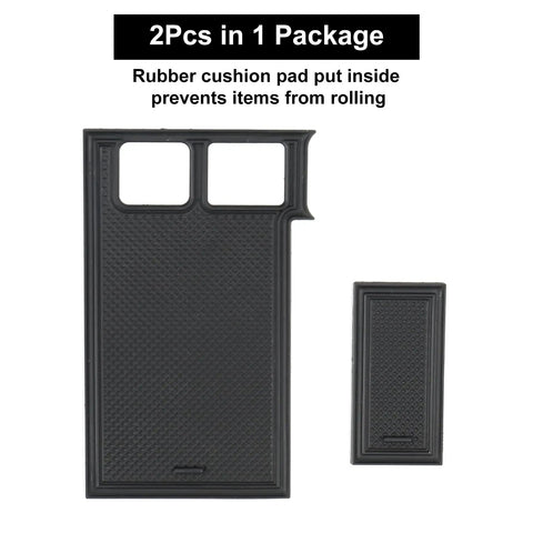 Mazda CX-5 Center Console Organizer Tray For 2017-2025 Models ABS Insert with two black mats for sunglasses, keys, phone storage
