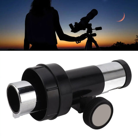 Top Notch Manual Focus Mount With Slick Slanting Teeth Gears for ultra smooth rack and pinion focusing against a crescent moon backdrop.