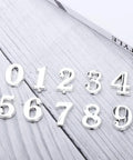 12 Piece Clock Numerals Kit For DIY Repair Arabic And Roman Digits Quartz Wall Clock Parts In Three Colors Plastic Durable Replacement
