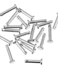 20 Pack 304 Stainless Steel Flat Clevis Pins With Single Hole Locating Pins Kit for DIY Fixing and Hardware Fastening
