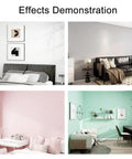 Four images showcasing Nine Millimeter IXPE Foam Wall Panels Peel And Stick for interior basement finishing in various colors.