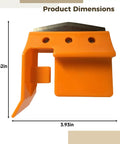 Blade Assembly Replacement Part For Juicer XC2000E Series, Durable Plastic Build For Efficient Juice Extraction, Compatible With XC2000E Models, Easy Install For Your Juicing Machine orange plastic part, 4.52 x 3.93 in