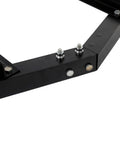 Close-up of steel frame detail on Tow Behind Drag Harrow With Pin Style Hitch 72 Inch Width Driveway Grader For ATVs UTVs Garden Tractors