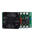 600W Step Down Voltage Regulator Module With Built In Cooling Fan For Industrial And Electronics Projects Handy Adjustable Output Rock Solid Overcurrent And Overtemperature Protection Short Circuit Safeguards Stable Efficient Power Supply Board, top view