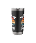 Soaring Sailplane Pilot Glider Enthusiast Black Stainless Steel Insulated Tumbler with Colorful Design