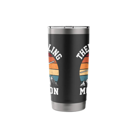 Soaring Sailplane Pilot Glider Enthusiast Black Stainless Steel Insulated Tumbler with Colorful Design