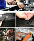 1450Pcs Bumper Clips Kit For Crosstrek II 2017 2023 Heavy Duty Push Retainers Set Durable Plastic And Metal Fasteners With Quick Removal Tool installed on car trim panels
