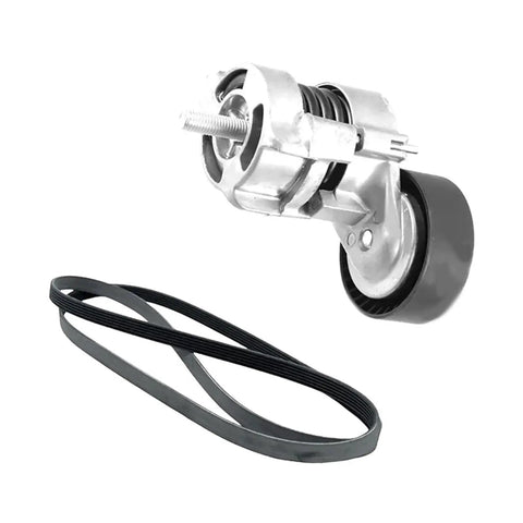 Premium Heavy Duty L08A Belt Tensioner Kit Compatible With BMW Main Drive System with idler pulley and belt