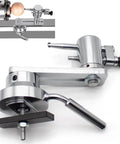 Super Cool Woodworking Lathe Tool Kit With Beading Drill Bit Spin Turning Adapter and Multifunctional Ball Holder close-up view.