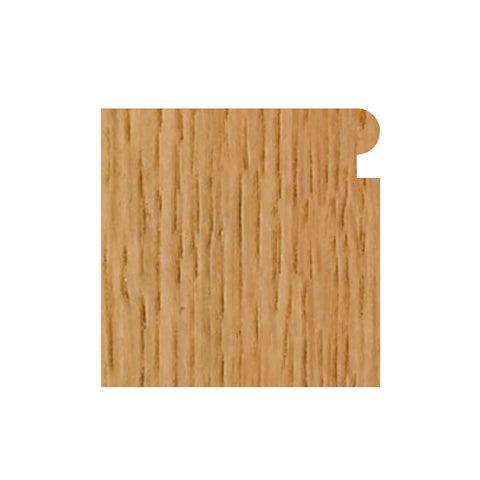 Router-cut wood profile showing bead made by Edge Beading Router Bit 3240 with seven eighths inch diameter and nine sixteenths cutting length.