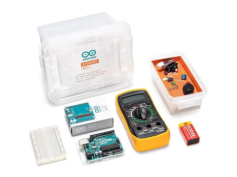 Student STEM Kit For Beginners With Hands On Projects Sensors Components And Interactive Curriculum displayed with components