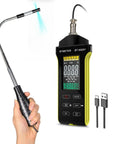 3 In 1 High Precision Digital Hot Wire Anemometer For Air Velocity And Air Flow With CFM CMM Readouts, 0.2 To 67 MPH Range, Temperature 32 To 113 F, Pro Grade Speed And Volume Diagnostics handheld with probe and USB cable