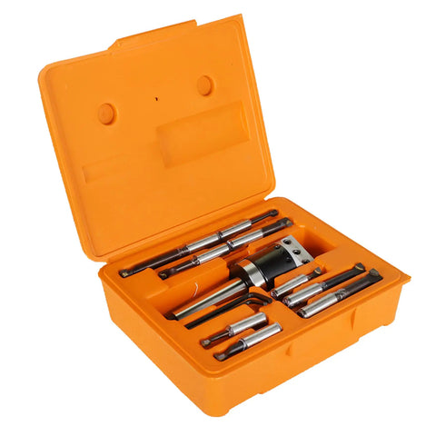 2 Inch Boring Head MT3 Bar Tool Set For Milling Forming And Drilling Machines With 10 To 125mm Boring Range in orange case