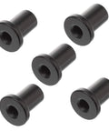 5 Pack Sliding Barn Door Spacers, Heavy Duty Hardware Kit, black steel spacers for easy install, wall to track spacing shims