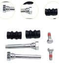 Easy Install Brake Caliper Slider Guide Pin Bolt Kit CKT1014 BCF1339AB For VW T5 Auto Repair Replacement Part That Slides Smooth As Butter And Keeps Your Ride Safe. chrome guide pins, rubber boots, and bolts