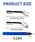 Product size of Pro Grade Deburring Tool Kit With 20 High Speed Blades For Metal Resin Copper Plastic PVC Pipes And 3D Printing