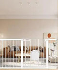 Walk Through Baby Gate With Cat Door Extra Wide Safety Gate For Stairs And Kitchen Pressure Mounted No Drill Install