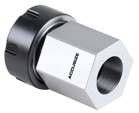 Hardened ER32 Collet Chuck Block For CNC Machines With Slotted Collet Nut Included, Hex Style Precision Tooling For Fast Setups