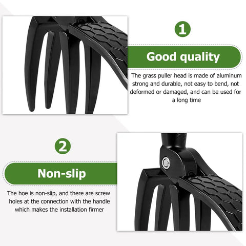Stand Up Weed Puller Replacement Head With 4 Claw Steel For Yard And Garden Heavy Duty Weeding Tool Easy To Install No Handle Required Effortless Root Uprooting And Fast Weed Removal