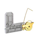 4 Set Sliding Screen Door Roller Replacement Kit with 1-1/4 Inch Concave Steel Ball Bearings and Corner Inserts