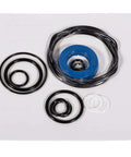 Floor Jack Seal Replacement Kit With O Ring For 3 Ton And 3 And A Half Ton Hydraulic Jacks Compatible With Sears Craftsman MVP And G 493LWM Rebuild Kit Includes All Seals For Complete Hydraulic System Rehab on white background