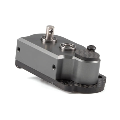 Tiny Gearbox With Adapter Plate For Straight Axle Builds, Ultra Light 44G Aluminum Case, Carbon Motor Plate, Titanium Output Shaft view