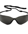 Nemesis VL Frameless Safety Sunglasses With No Brow Design For Wider Peripheral View UV Protection Scratch Resistant Smoke Lenses