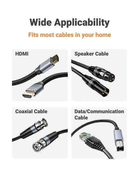 Straight Shooting Brush Cable Wall Plate With Sturdy Mounting Bracket To Neatly Tame Hdmi Coax Speaker Wire And Rj45 Ethernet For A Clean Cut Wall Finish with various cable types.