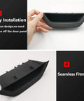 Door Armrest Cover For BMW X3 X4 Driver Side Armrest Storage Compartment Shield Black Fits X3 F25 2010 2016 X4 F26 2014 2017 Easy Install